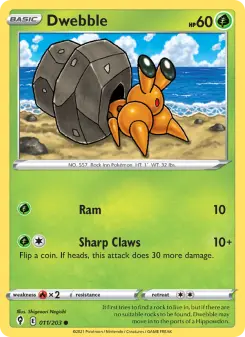 Pokémon-Karte Dwebble 011/203