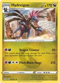 Pokémon-Karte Hydreigon 115/203