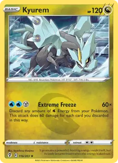 Pokémon-Karte Kyurem 116/203