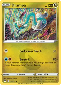 Pokémon-Karte Drampa 119/203