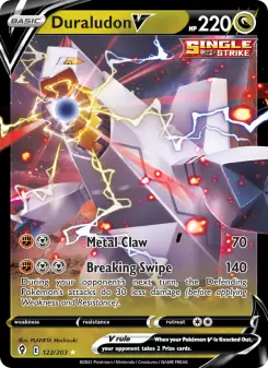 Pokémon-Karte Duraludon V 122/203