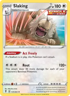 Pokémon-Karte Slaking 131/203