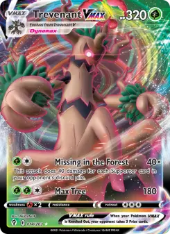 Pokémon-Karte Trevenant VMAX 014/203