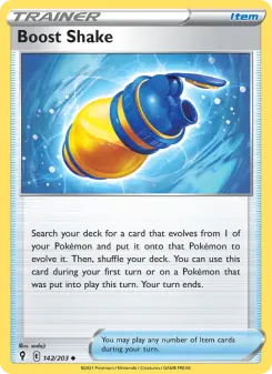 Pokémon-Karte Boost Shake 142/203