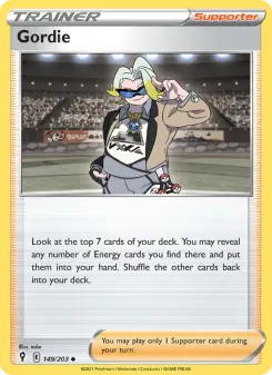 Pokémon-Karte Gordie 149/203
