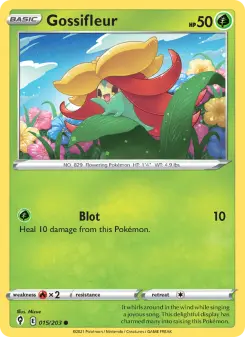 Pokémon-Karte Gossifleur 015/203