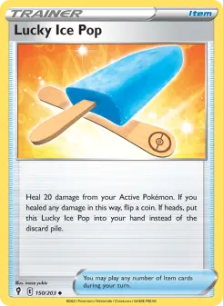 Pokémon-Karte Lucky Ice Pop 150/203