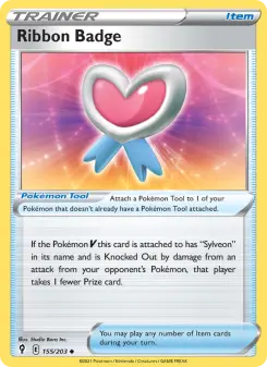 Pokémon-Karte Ribbon Badge 155/203