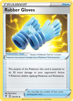 Pokémon-Karte Rubber Gloves 156/203