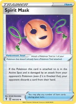 Pokémon-Karte Spirit Mask 160/203