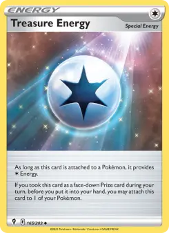 Pokémon-Karte Treasure Energy 165/203