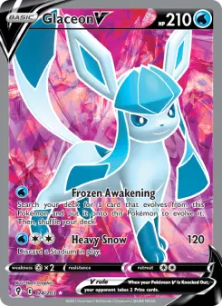 Pokémon-Karte Glaceon V 174/203