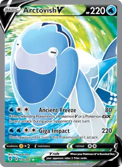 Pokémon-Karte Arctovish V 176/203