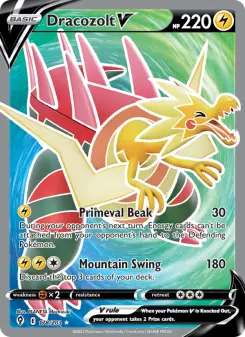 Pokémon-Karte Dracozolt V 178/203