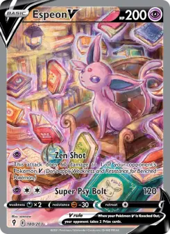 Pokémon-Karte Espeon V 180/203