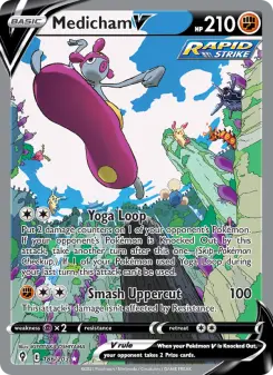 Pokémon-Karte Medicham V 186/203