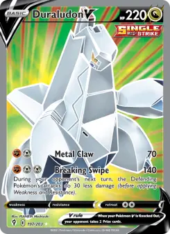 Pokémon-Karte Duraludon V 197/203