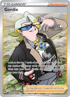 Pokémon-Karte Gordie 201/203