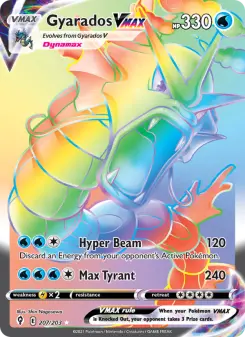 Pokémon-Karte Gyarados VMAX 207/203