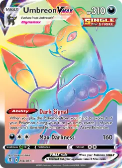 Pokémon-Karte Umbreon VMAX 214/203