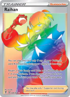 Pokémon-Karte Raihan 224/203