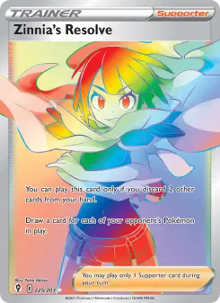 Pokémon-Karte Zinnia's Resolve 225/203