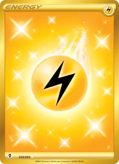 Pokémon-Karte Lightning Energy 235/203