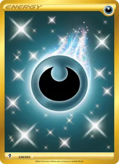 Pokémon-Karte Darkness Energy 236/203