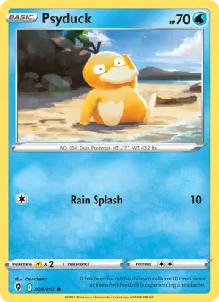 Pokémon-Karte Psyduck 024/203