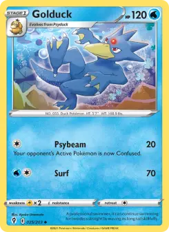 Pokémon-Karte Golduck 025/203
