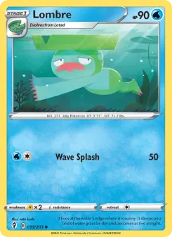 Pokémon-Karte Lombre 033/203