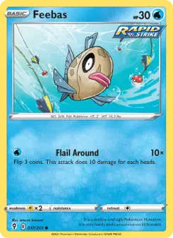 Pokémon-Karte Feebas 037/203