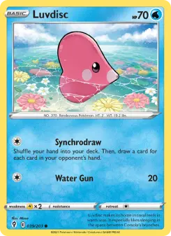 Pokémon-Karte Luvdisc 039/203