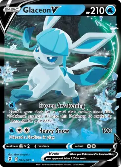 Pokémon-Karte Glaceon V 040/203