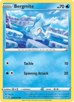 Pokémon-Karte Bergmite 044/203