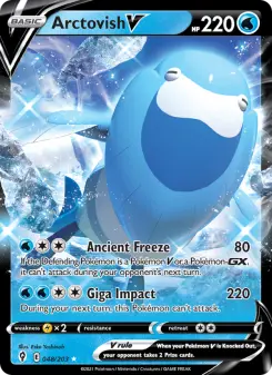 Pokémon-Karte Arctovish V 048/203