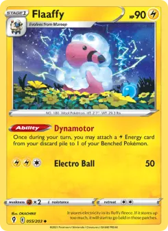 Pokémon-Karte Flaaffy 055/203
