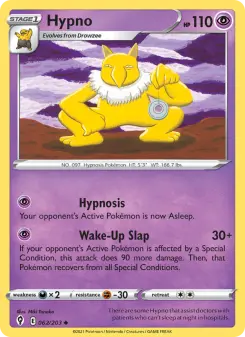 Pokémon-Karte Hypno 062/203