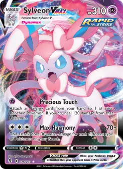 Pokémon-Karte Sylveon VMAX 075/203