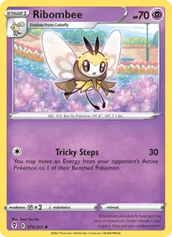 Pokémon-Karte Ribombee 079/203