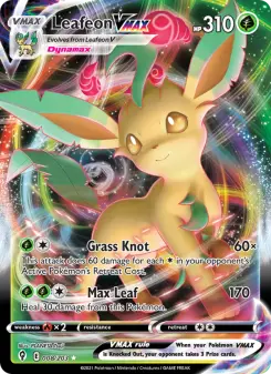 Pokémon-Karte Leafeon VMAX 008/203