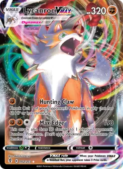 Pokémon-Karte Lycanroc VMAX 092/203