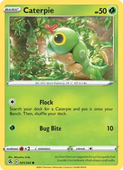 Pokémon-Karte Caterpie 001/264