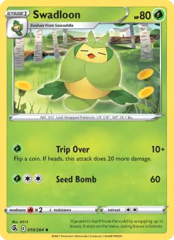 Pokémon-Karte Swadloon 010/264