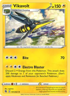 Pokémon-Karte Vikavolt 101/264