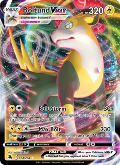 Pokémon-Karte Boltund VMAX 104/264