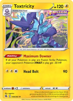 Pokémon-Karte Toxtricity 108/264