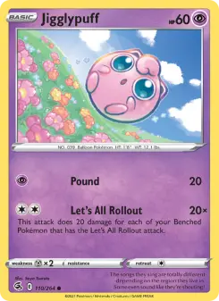 Pokémon-Karte Jigglypuff 110/264