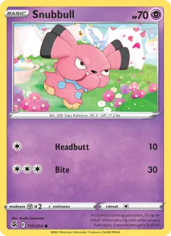 Pokémon-Karte Snubbull 115/264