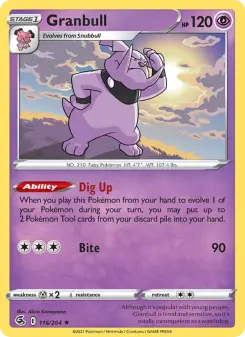 Pokémon-Karte Granbull 116/264